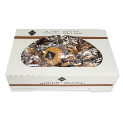 RIOBA Torta de Chocolate, Mini Pasteles de Chocolate – Formato Profesional para Hostelería o Catering, Pack Caja 1.760 g (32 Unidades)