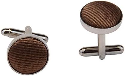 GUSLESON 3.15"(8cm) Solid Color Necktie and Pocket Square Cufflinks Sets For Men + Gift Box