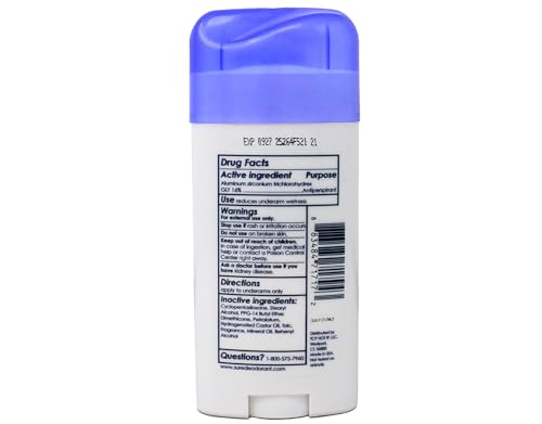 Sure Desodorante Antitranspirante Invisible Sólido Sin Aroma 2.60 oz Pack 10 miniatura 2