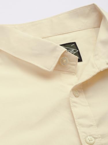 Image of Majestic Man Men's Cotton Slim Fit Solid Casual Shirt