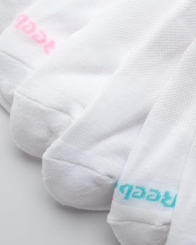 Image of Reebok Womens Low Cut Socks 6 Pack Cushioned Athletic Performance Socks | Breathable, Moisture-Wicking Fabric with Arch Support, a Comfort Toe Seam and Flexible Stretch Fit