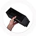 Abaodam Poker Dealer Poker Cards Card Shoe 6 Deck Multi-Function Card Dealer Card Shoe Tabletop Accessories Playing Shoe Holder Reusable Card Shoe Acrylic Household Desktop Card, 29x10cm, Black