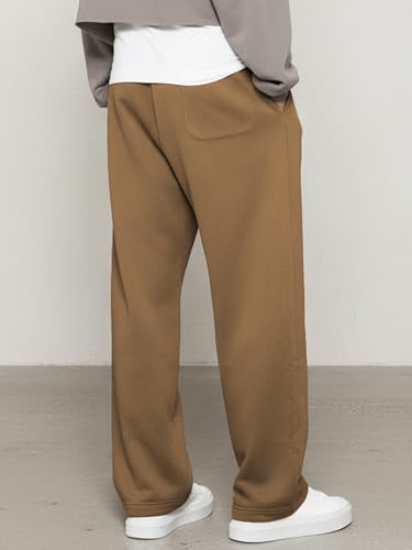 Image of JMIERR Men's Casual Baggy Pants Lightweight Wide Leg Lounge Travel Pants Streetwear with Pockets