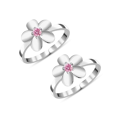 Image of ROOVI 925 Sterling Silver BIS Hallmarked Toe Ring I Gifts for Girlfriend, Gifts for Women & Girls| With Certificate of Authenticity and 925 Stamp