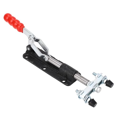 Push Pull Toggle Clamp Dual Head with Adjustable Pressure Tip Ergonomic Handle. 80mm Stroke, 350kg Clamping Force 185 Degree Opening Angle Moulding Joining