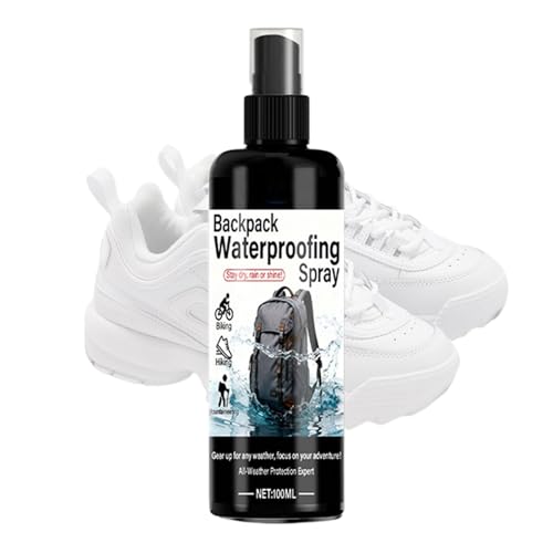 Genérico Spray Impermeabilizante - 100 Ml, Barrera Robusta, Protector De Telas, Agente Protector Contra La Lluvia | Spray A Prueba De Agua Para Viajes Diarios, Campamentos, Caminatas, Y Viajes