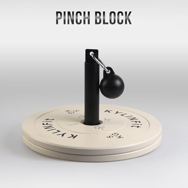 KYLINFIT-Iron Pinch Grip Set, Pinch Block Grip for Rock Climbing Forearm Finger Strength Training, Home Gym Hand Pinching Power Strengthener Equipment