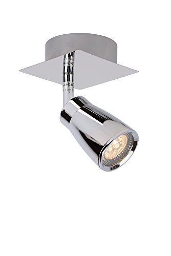 Preisvergleich Produktbild Lucide LANA - Deckenstrahler Badezimmer - LED - GU10 - 1x4,5W 3000K - IP44 - Chrom