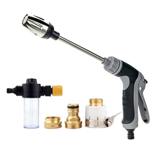 Qinux Aquoxis Nettoyeurs Haute-Pression Buse Rotative À 3 Modes De Pulvérisation Hautes Pression pour Allées, Revêtements De Sol, Garages Et Clôtures (Ensemble T8 3)