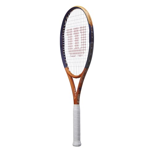 Image of Wilson Roland-Garros Equipe Tennis Racket, 4-1 /2 inch (4), Navy /White