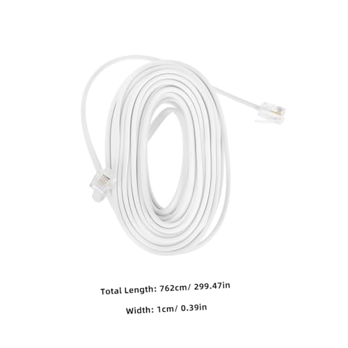 Cable de teléfono fijo Mipcase cable de extensión para PC y telefonía analógica 2