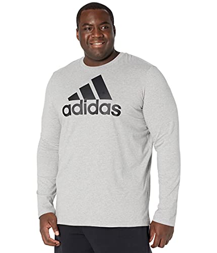 Amazon.com: adidas Big & Tall Big Logo Single Jersey Long Sleeve