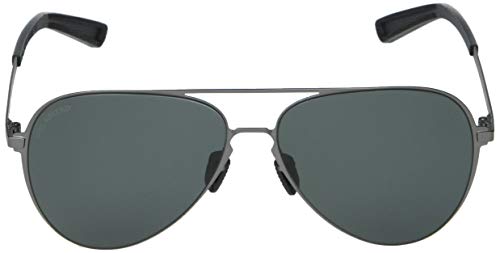 Under Armour Litewire Aviator Satin Gunmetal Frame/Black Rubber/Gray Polarized Lens One Size4