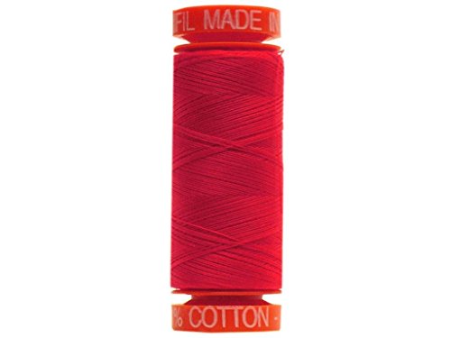 Hilo Aurifil Algodón Mako 50wt 200m Rojo miniatura 1