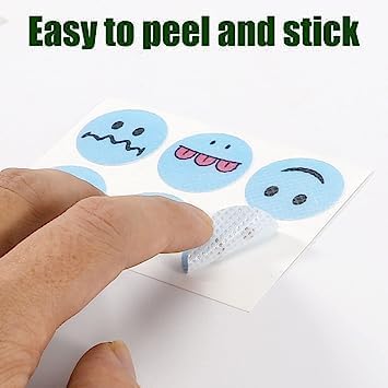 Ncry Mosquito Patches, Mosquito Sticker for Kids Adults, Natural Citronella Patches, Bug Insect Repellent Patches for Kids & Adults, Natural Plant Extraction. (Emoji, 36) 3