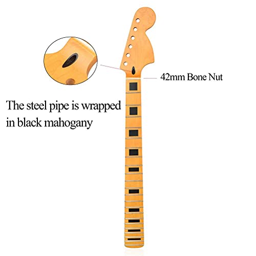 Substituição do pescoço da guitarra elétrica, substituição de peças DIY, 22 suportes de braço de bor