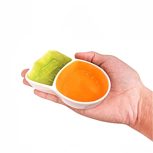 Haichen Tec Hamster Food Bowl - Ceramic Small Animals Food Dish And Water Bowl Chew Resistant Food Bowls Water Feeder For Hamster Rat Hedgehog Gerbil Mice Squirrel Sugar Glide Birds thumb #2