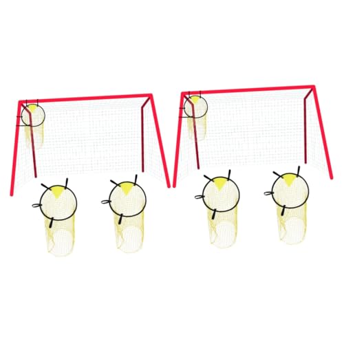 Yardwe 2 Juegos Bolsillo para Portería De Fútbol. Red De Fútbol Entrenamiento De Fútbol GOL Objetivo De Fútbol Dianas De Fútbol con Contenedores Superiores Red De Portería 2 Piezas * 2