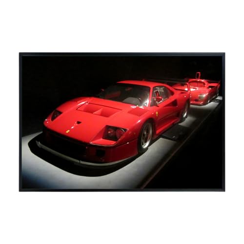 Blessed Posters Ferrari F40 Poster Luxury Classic Supercar Wall Art