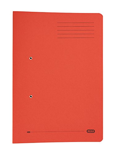 Elba 100090038 36 mm Strongline Foolscap Capacity Spring File - Red (Pack of 25)