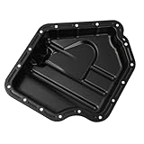 PuggBey Engine Oil Pan W/Drain Plug Compatible With Chrysler Town & Country 2011-2016 3.6L V6 /200 V6 3.6L 2011-2017 /Dodge Avenger Journey Grand Caravan V6 3.6L 2011-2020/ 5184404AD/CRP51A