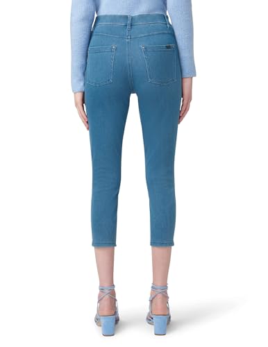 HUE Ultra Soft High-Waist Denim Capri Leggings — view 2