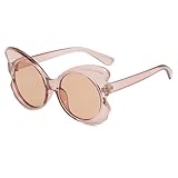 Schmetterlings-Sonnenbrille für Damen, rund, Vintage, Coole Sonnenbrille für Damen, Schattierungen, weibliche Persönlichkeit, Brillen