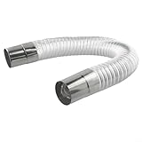 Design flexible et télescopique : avec une plage d'étirement réglable de 65 à 1,5 m, ce tuyau peut être facilement plié et pour s'adapter à vos besoins spécifiques, polyvalence dans l'installation.