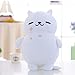 lili-nice Juego Neko Atsume White Cat Plush Peluches Muñeca Cute White Cat Plush Soft Animals Juguete para Niños Niños Cumpleaños 32Cm