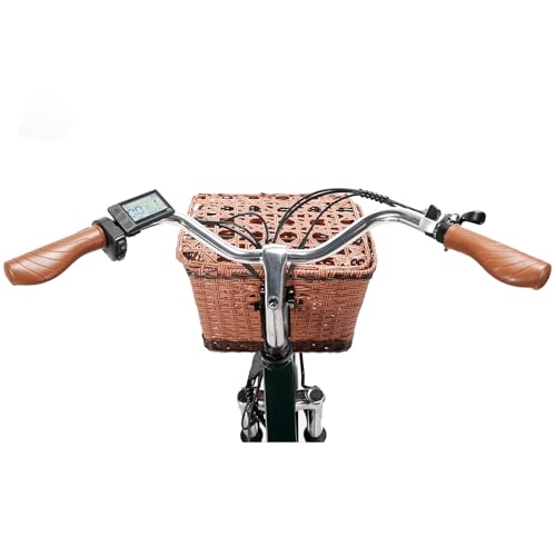 Antgooat Bici Elettrica Donna 26 Pollici Urbana Classica Biciclette Elettrica Tradizionale 250W, 25Km/H E-Bike City Adulti Batteria 360Wh Durata Della 60-80Km, Freno Disco (Bianco) - 4