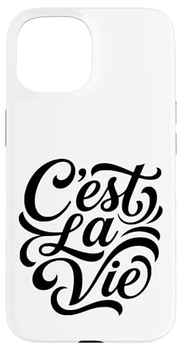 �N���V�b�N�ȃt�����X��\�� C'est La Vie �X�}�z�P�[�X iPhone 15 �p