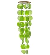 ★orogee★ Punta Perdiz Wind BreakerBlue O22WB01PR Amazon.com : Capiz Shell Wind Chime for Outside 28” Sea