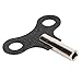 Chiffonade 10Pcs Mechanical Clock Key Set Steel Alarm Clocks Clockwork Keys Compact Clock Wall Clocks Repairing Tool Accessories(A)