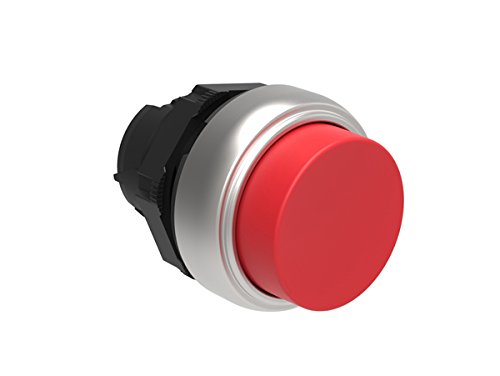 Lovato Electric LPCB204 Pushbutton Actuator, Spring Return 22Mm Platinum Series, Extended, Red