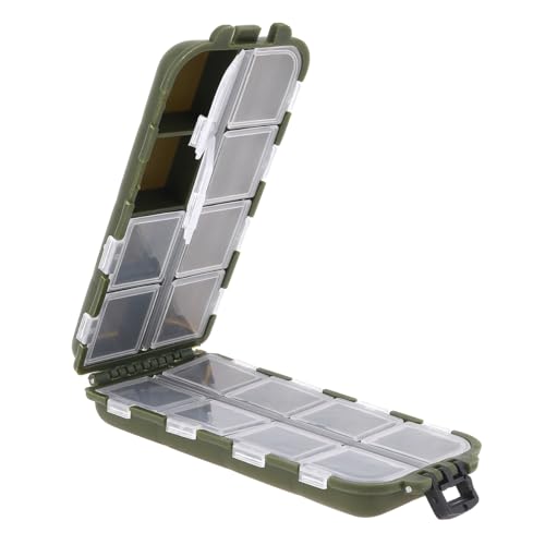 OriGlam Small Portable Fishing Box Case, 13 Compartments Mini Storage Container, Hooks Lure Baits Grid for Fishing Accessories - Image 9