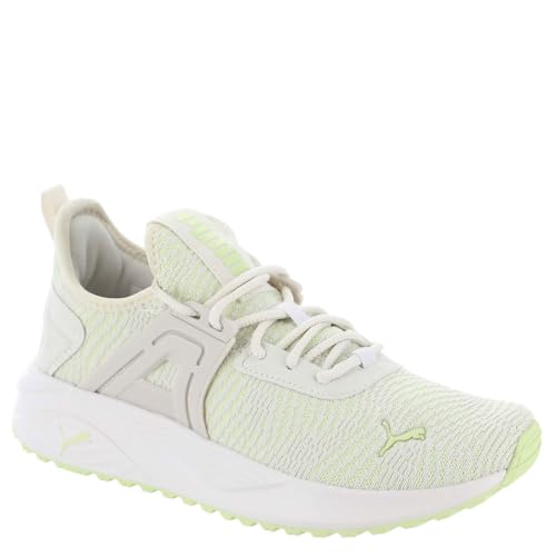 PUMA Women's Pacer 23 Sneaker, Wavy-Feather Gray-Green Illusion, 9