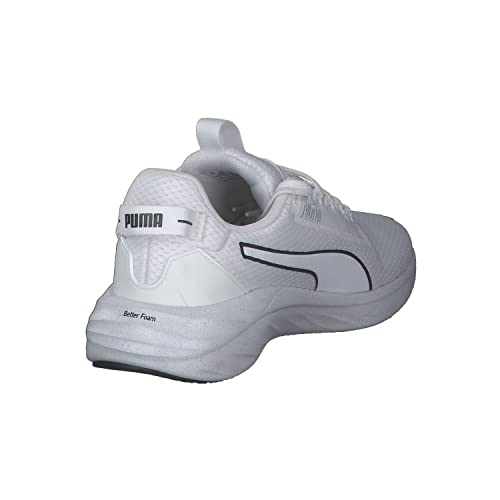 PUMA PUMA Men Road Running Shoes, White Black, 38.5 EU