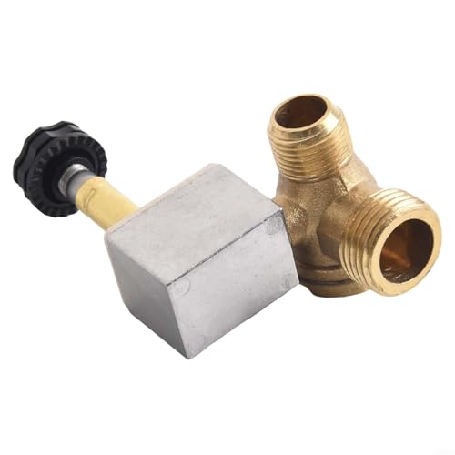 Válvula solenoide de escape de apagado para bomba de compresor de aire con válvula de retención y válvula de purga para mantener una presión de aire constante y reducir el ruido (C)