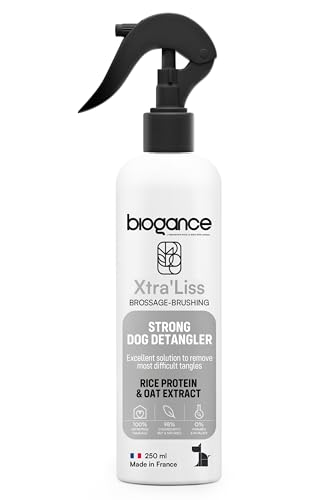 Biogance Xtra Liss Detangler, Dematting Spray for Dogs 250ml – Non-Greasy Formula, Softens, Detangles Knots, Mats, Leaves a Shiny Coat, with Rice Protein, Oat Extracts