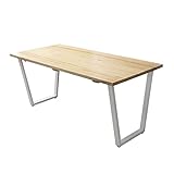 エムール ダイニングテーブル テーブル HEIM ナチュラル 天然木パイン材 無垢材 幅160cm 耐荷重約30㎏ 脚部アジャスター付き