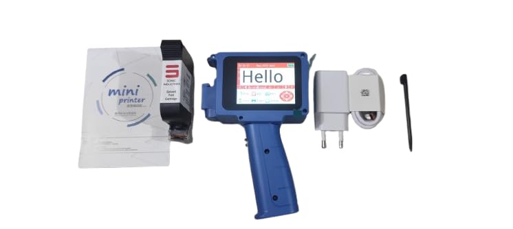 SONIC INDUSTRIES TIJ Thermal Handheld Mini Printer Pro – Portable Wireless Inkjet Printer for Labels, Barcodes, Logos, & More - Image 3