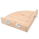 Trespolo in Legno per Pappagalli e Canarini, Colore Khaki