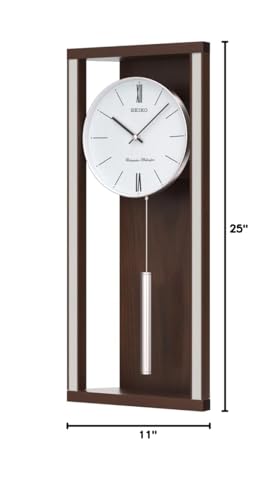 Seiko QXH068BLH Modern & Sophisticated Wall Clock With Pendulum And Dual Chimes thumb #7