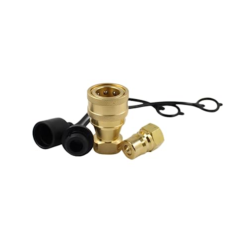 Image of LX-KZD 3 /4'' NPT ISO7241-B Brass Valve With FKM Seal Quick Disconnect Hydraulic Couples