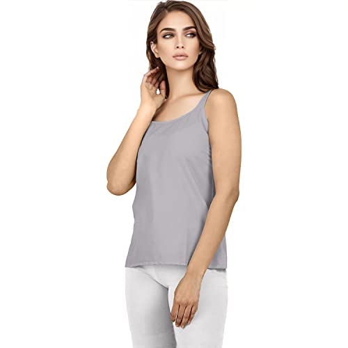 Image of Cotton Short Camisole Non-Stretchable Slip for Women | Short Kurti Slip | Short Camisole | Half-Length Lining | Waist Length Inner | Sameez | Samij(Half Slip)