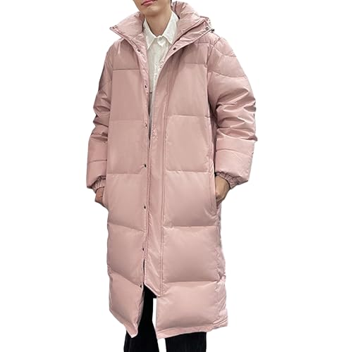 Veste d'hiver longue homme contre le grand froid doudoune duvet de canard
