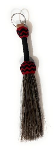 Generic Western Style Horse Hair Keychain – Black