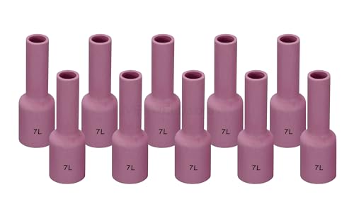 Image of RIVERWELD TIG Gas Lens Alumina Nozzles 54N15L #7L 7 /16 inch 11.0mm 10pcs