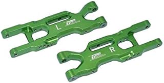 Losi 1/18 Mini-T 2.0 2WD Stadium Truck Upgrade Parts Aluminum Rear Lower Arms - 2Pc Set Green