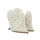 Guantes para hornear: guantes para horno microondas, aislamiento térmico y anti-escaldaduras, guantes para horno de cocina